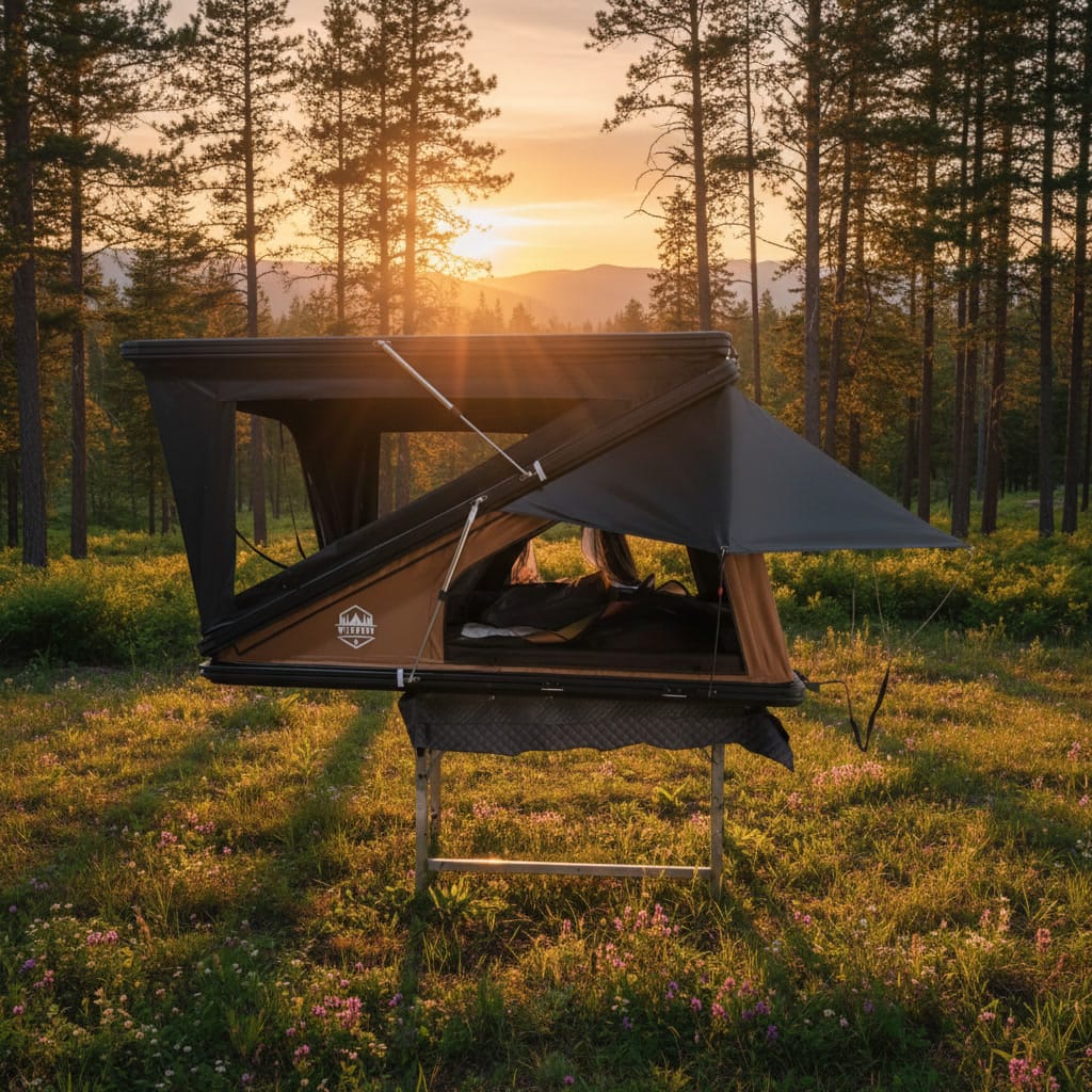 Rooftop Tents -Aluminum Hard Shell