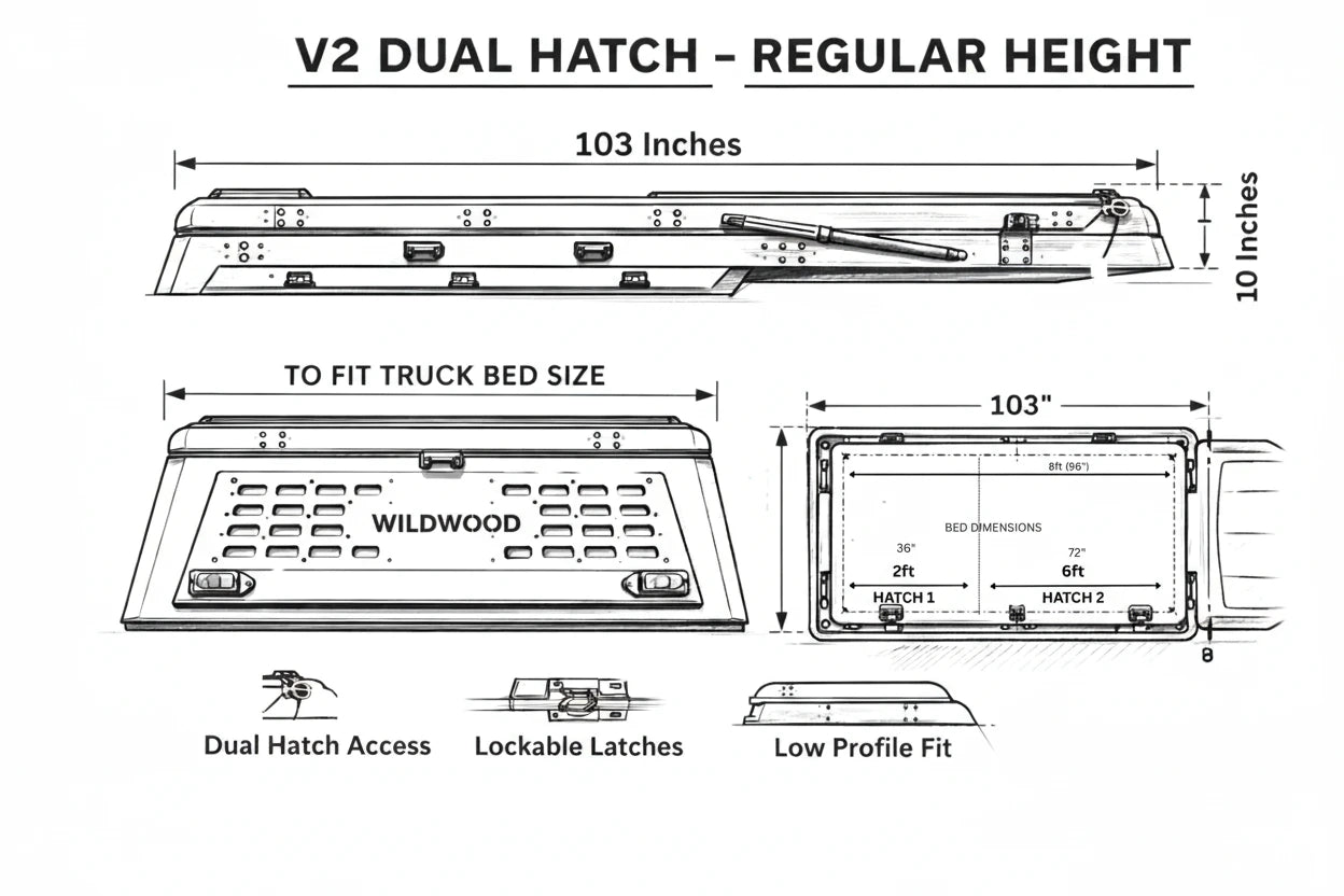 Dual Wedge- Wildwood Canopy Camper