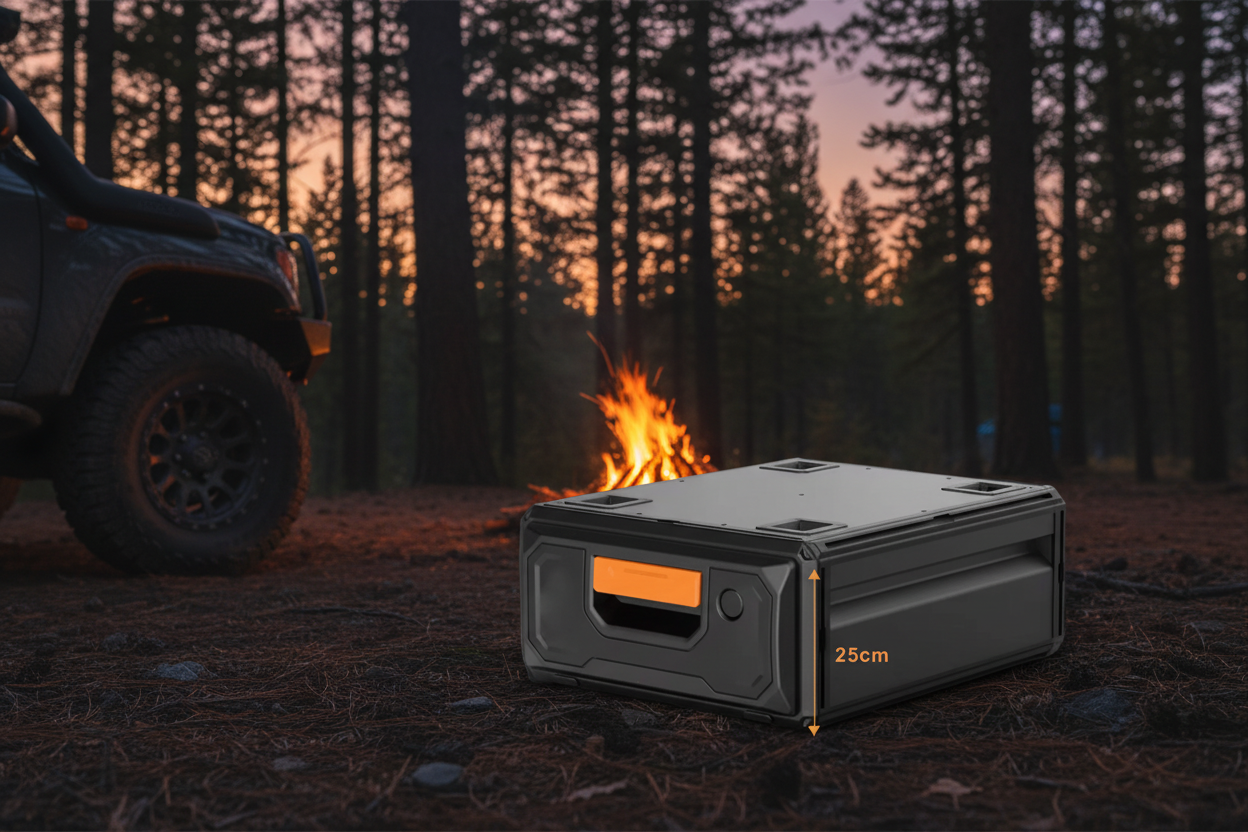 Lightweight wildwood -aluminum drawer system