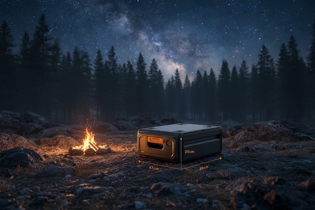 Lightweight wildwood -aluminum drawer system