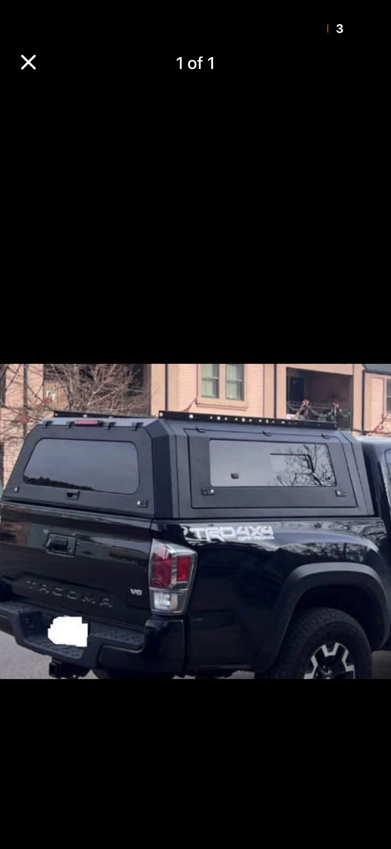 Tacoma 4th gen aluminum canopy