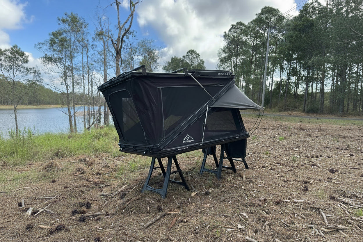 Sand Trooper -Wildwood -Aluminum Hard Shell Rooftop tent