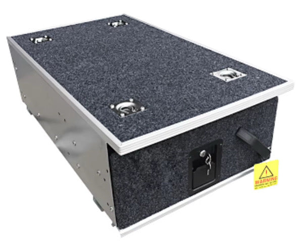 Single aluminum drawer system