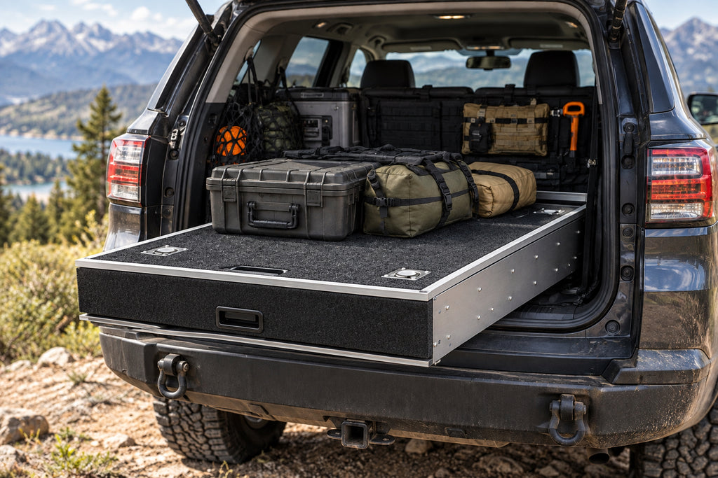 Single aluminum drawer system