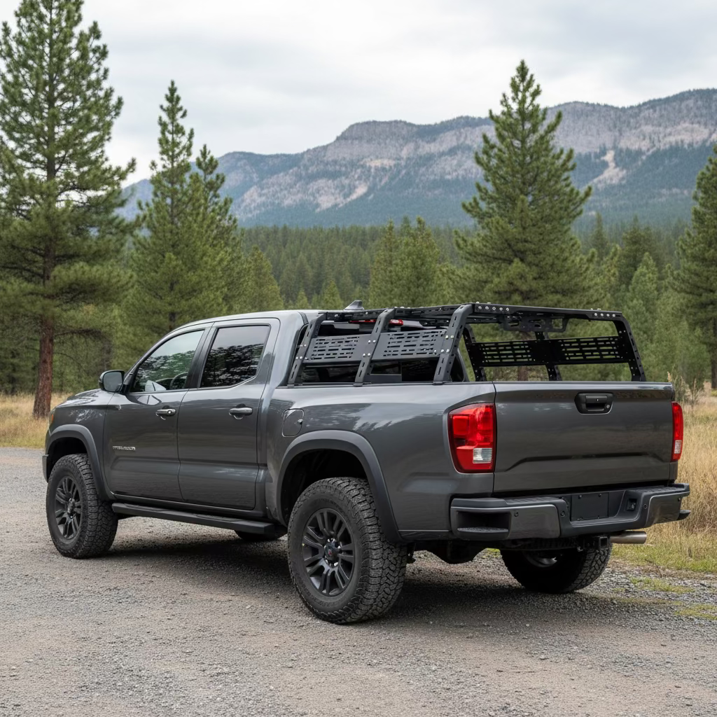 MOLLE Panel Bed Rack with LED Light – Universal Fit Pickup Truck