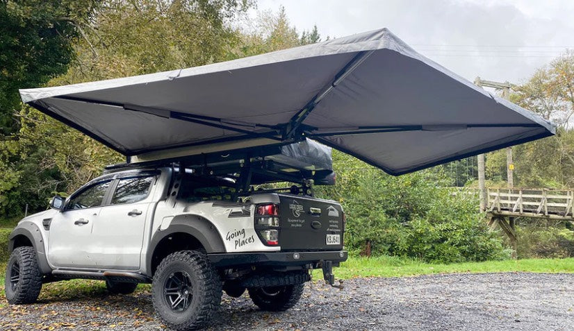 270 Free Standing Wild Wood Awning